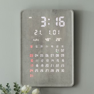 �ö����� �׷��� ���� �޷�  ���׸��� ���� LED ���ð� 35cm 