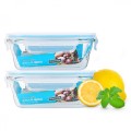 �۶󽺶� ���̺� ���簢�� 450ml 2�� ��Ʈ